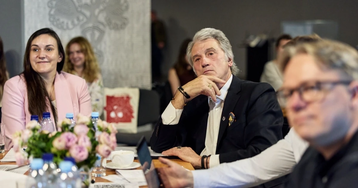 Колишній президент України Віктор Ющенко як голова Наглядової ради Національного музею Голодомору-геноциду