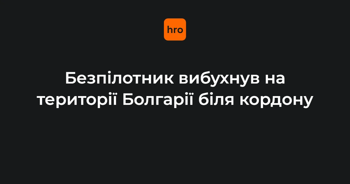 Поле із соняшниками біля колишнього пункту пропуску «Кардам» після вибуху невідомого безпілотника