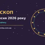 Космічний фон із зоряним небом і символами знаків зодіаку, що символізує гороскоп на 22 вересня 2026 року