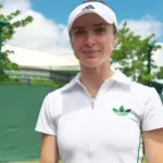 Еліна Світоліна на корті під час турніру WTA