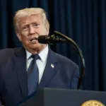 Дональд Трамп на виборчому мітингу