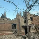 Зруйнований будинок після атаки на житловий квартал у Краматорську 23 жовтня 2026 року