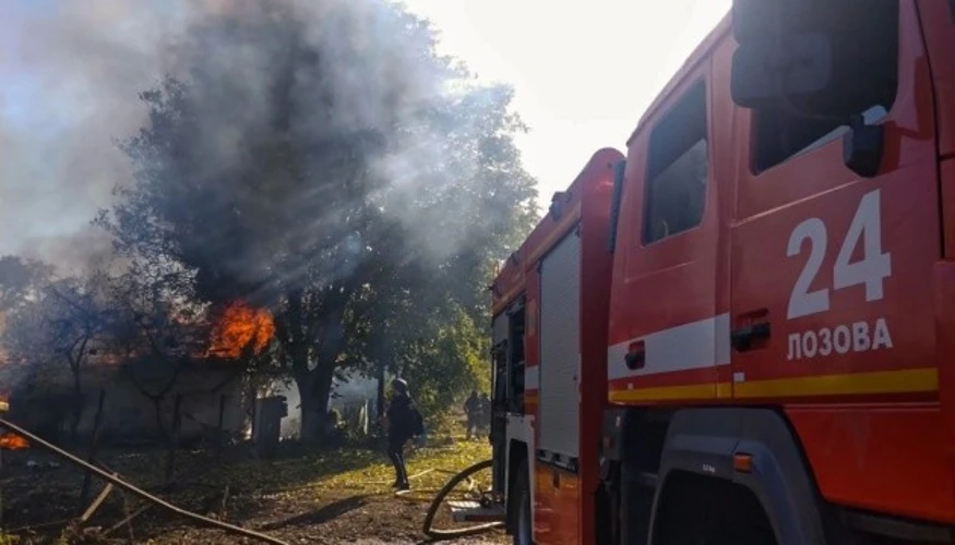 Удар по Лозовій 12 жовтня: одна загибла та дві пожежі